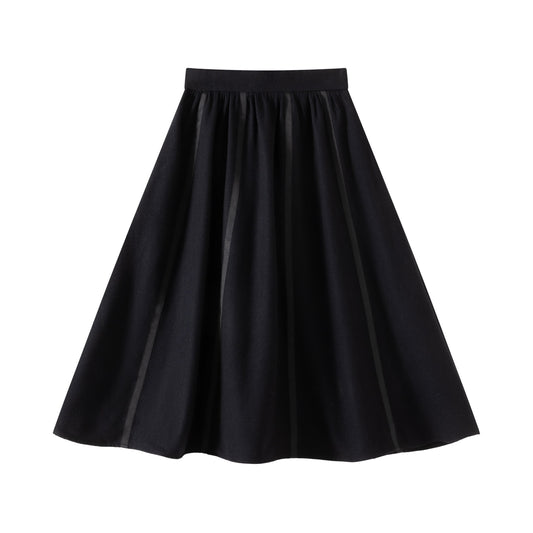 Black Striped Skirt
