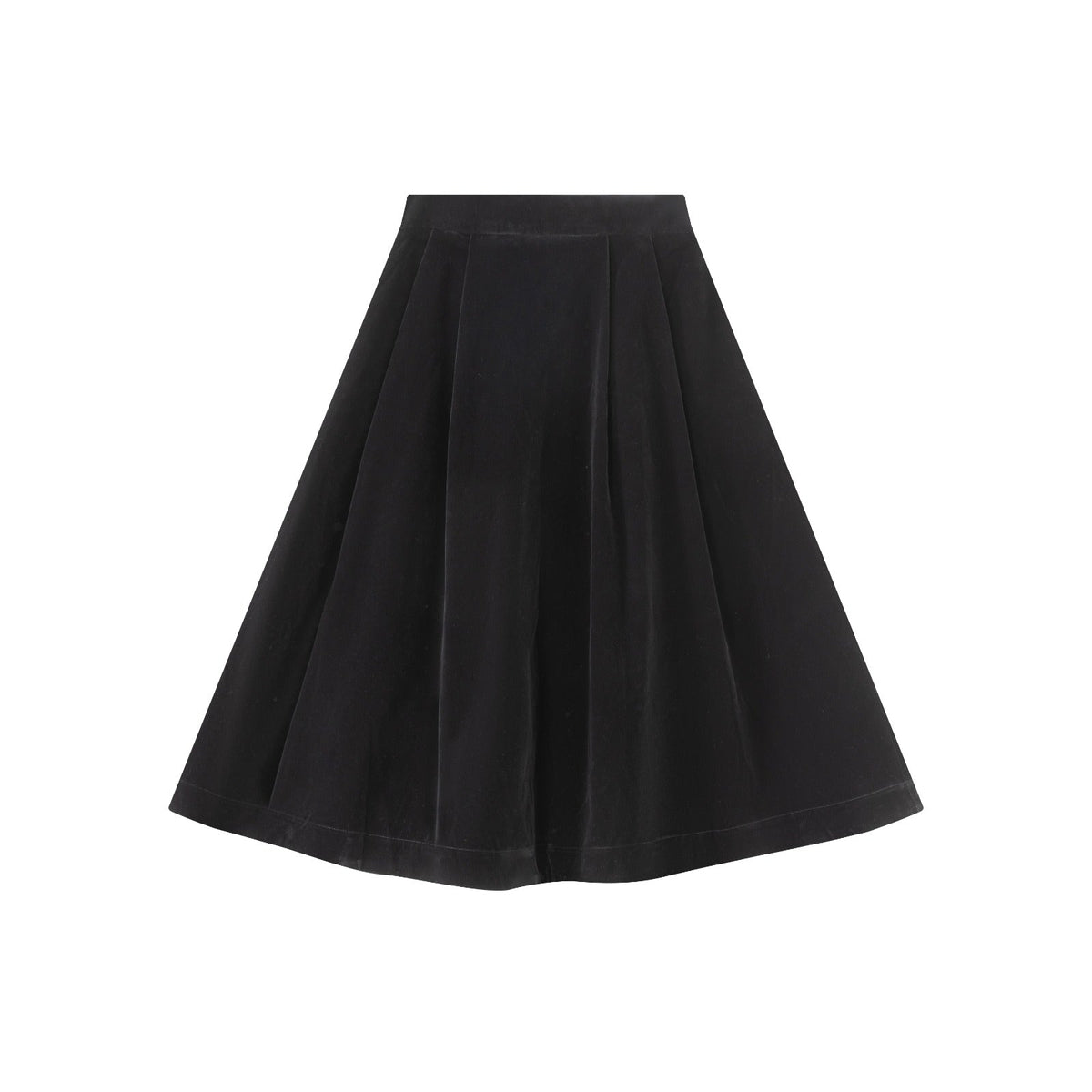 Black Velvet Skirt
