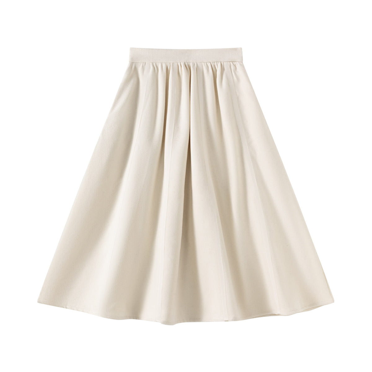 Ivory Striped Skirt